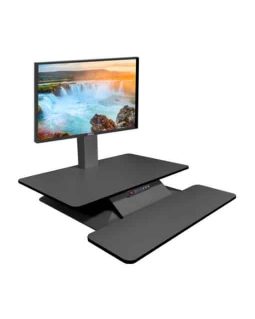Alternative view of Standesk Memory – electric sit-stand workstation with keyboard tray