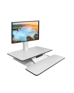 Standesk Memory – electric sit-stand workstation with keyboard tray