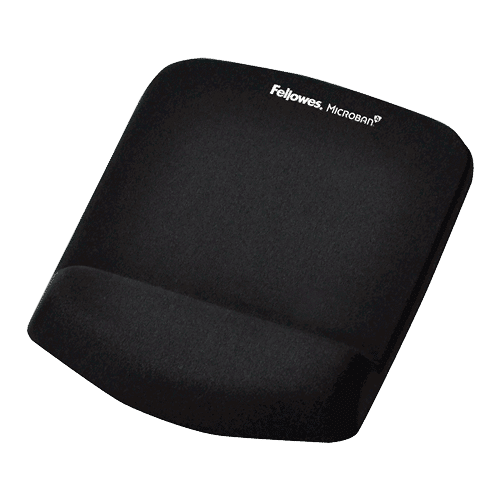 Fellows PlushTouch Mousepad Wrist Support – Black